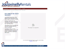 Tablet Screenshot of joejovinellyrentals.com